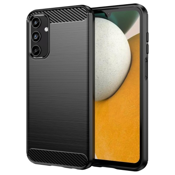 „Carbon“ Kõva silikoon (TPU) kaaned - must (Galaxy A15 5G)