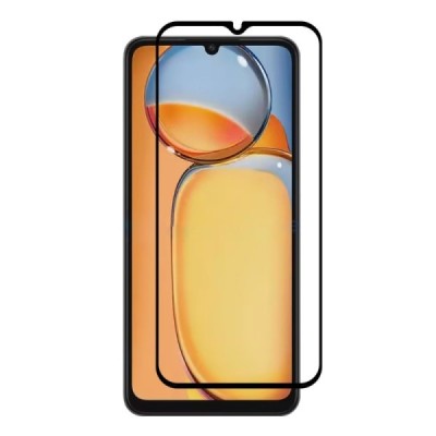 Xiaomi Redmi 13C (Poco C65) „Rurihai“ 9H Tempered Glass sustiprintos apsaugos juodas pilnai dengiantis apsauginis ekrano stiklas
