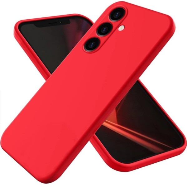 „Shell“ Kõva silikoon (TPU) kaaned - punane (Galaxy A05s)