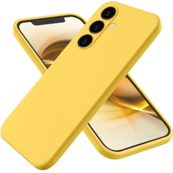 „Shell“ Kõva silikoon (TPU) kaaned - kollane (Galaxy A05s)