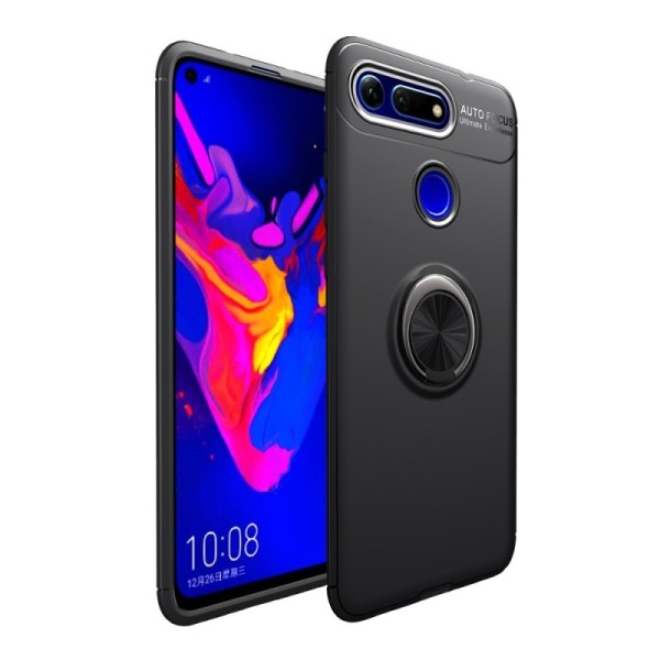 „Lealates“ Kickstand Kõva silikoon (TPU) kaaned - must (Honor View 20 / V20)