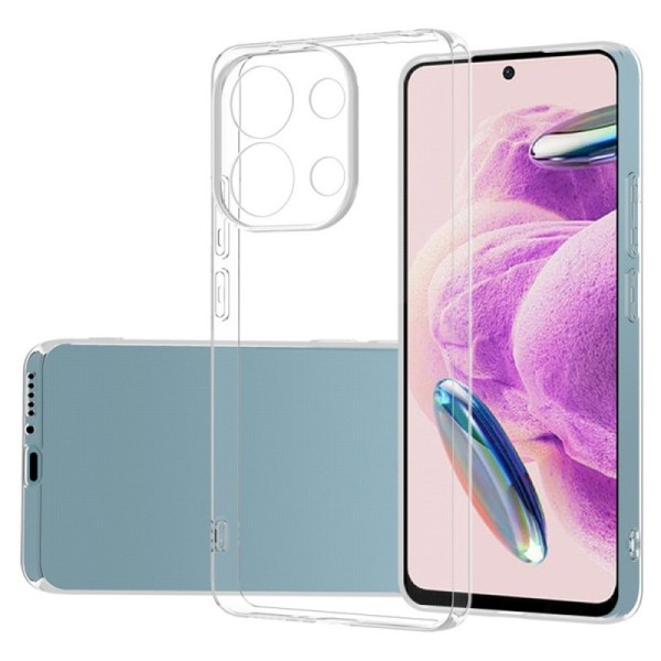 Kõva silikoon (TPU) kaaned - läbipaistev (Redmi Note 13 Pro 4G / Poco M6 Pro)
