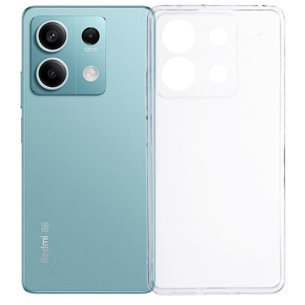 Kõva silikoon (TPU) kaaned - läbipaistev (Redmi Note 13 5G)
