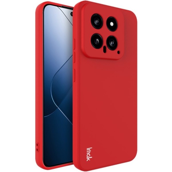 „Imak“ Kõva silikoon (TPU) kaaned - punane (Xiaomi 14)