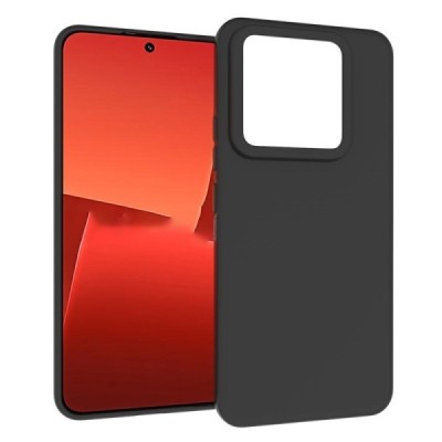 Xiaomi 14 Pro kieto silikono TPU juodas dėklas - nugarėlė | Priedai.lt