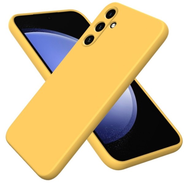 „Shell“ Kõva silikoon (TPU) kaaned - kollane (Galaxy A35)