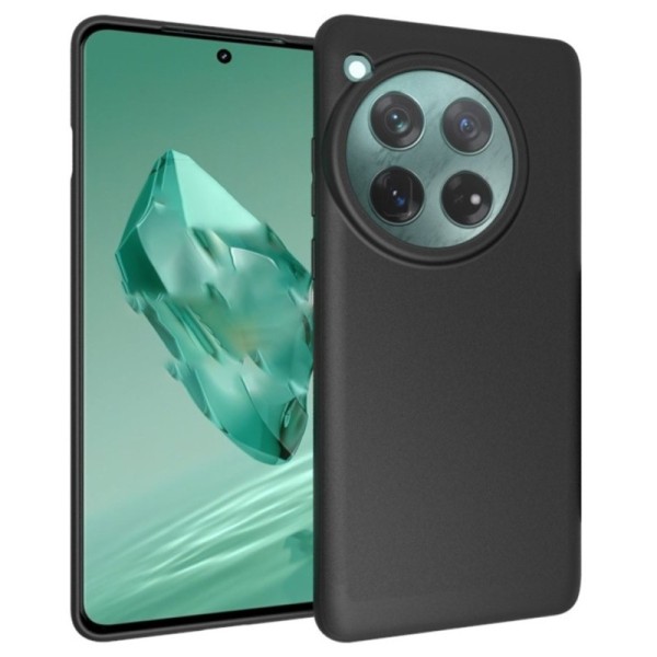 Kõva silikoon (TPU) kaaned - must (OnePlus 12)