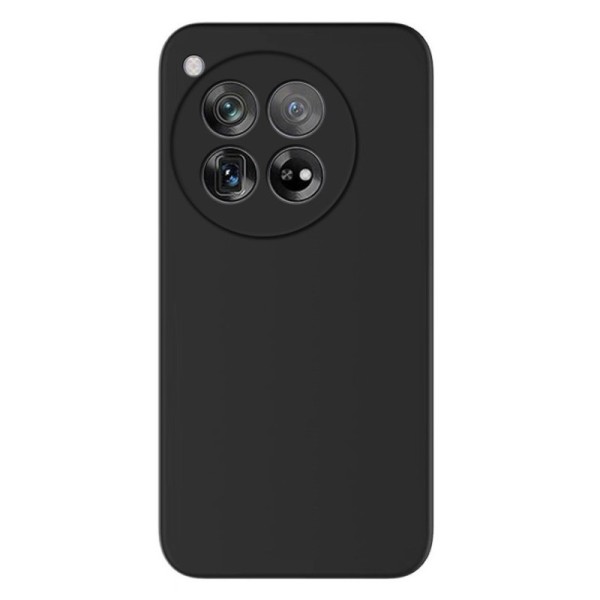 „Shell“ Kõva silikoon (TPU) kaaned - must (OnePlus 12)