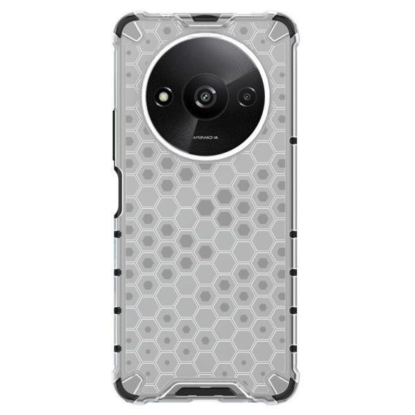 „Honeycomb“ Tugevdatud turvalisus kaaned - läbipaistev (Redmi A3 / Poco C61)