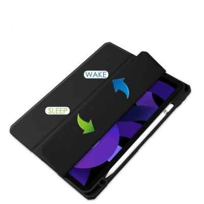 „Deluxe“ tahke kaaned - must (iPad Air 11 2026 / iPad Air 11 2025 / iPad Air 11 2024)