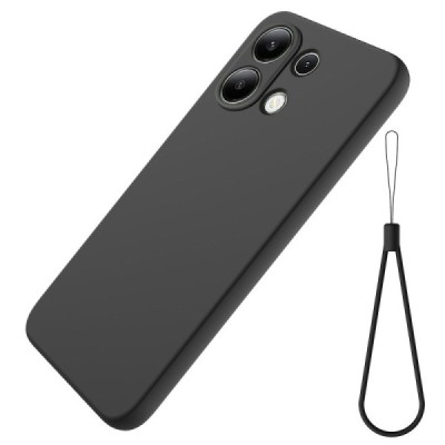 Xiaomi Redmi Note 13 4G Shell kieto silikono (TPU) dėklas juodas - nugarėlė | Priedai.lt