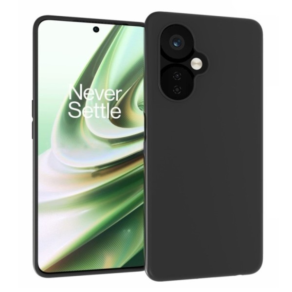Kõva silikoon (TPU) kaaned - must (OnePlus Nord CE 3 Lite 5G)