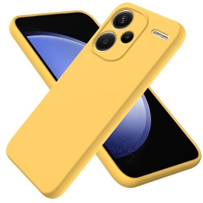 Xiaomi Redmi Note 13 Pro+ 5G Shell kieto silikono (TPU) dėklas geltonas - nugarėlė | Priedai.lt