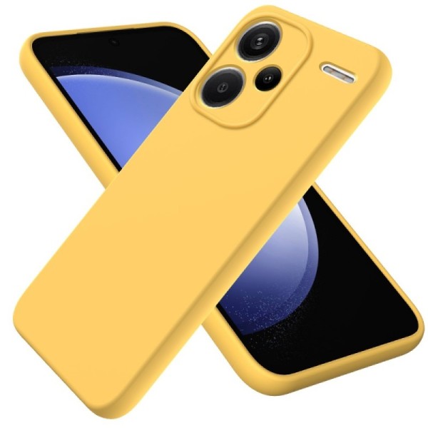 „Shell“ Kõva silikoon (TPU) kaaned - kollane (Redmi Note 13 Pro+ 5G)