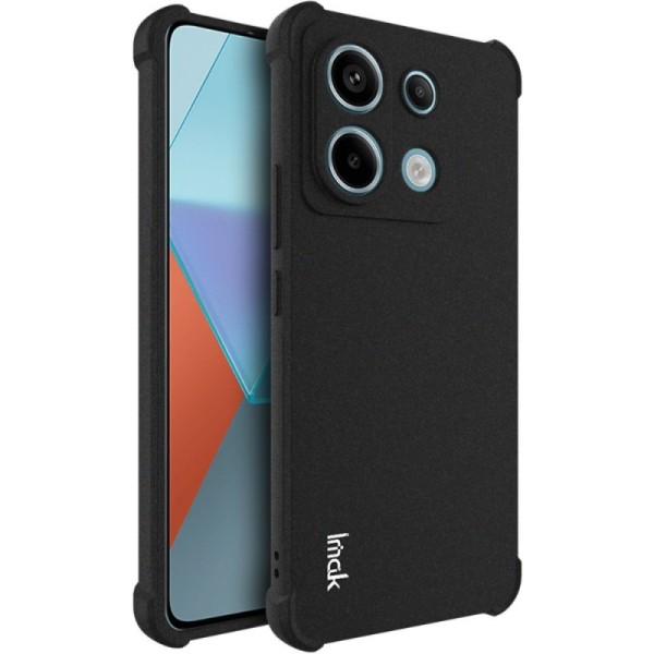„Imak“ Tugevdatud turvalisus Kõva silikoon (TPU) kaaned - must (Redmi Note 13 Pro 5G / Poco X6 5G)