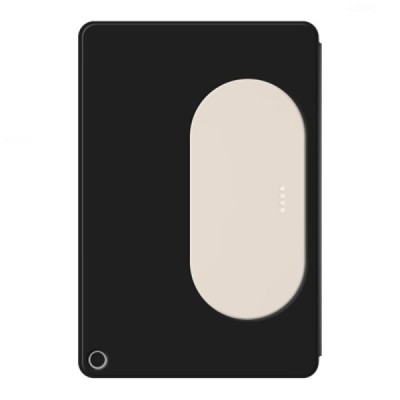 Google Pixel Tablet atverčiamas juodas odinis dėklas (sulankstomas) | Priedai.lt