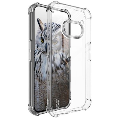 Nothing Phone 2a (2a Plus) Imak sustiprintos apsaugos kieto silikono TPU skaidrus dėklas - nugarėlė | Priedai.lt