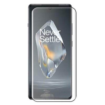 OnePlus 12R (Ace 3) „Rurihai“ 9H Tempered Glass sustiprintos apsaugos juodas pilnai dengiantis apsauginis ekrano stiklas 2.5D |