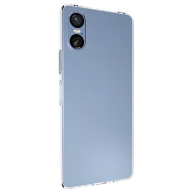 Sony Xperia 10 VI kõva silikoon (TPU) tagakaane läbipaistev - ümbris | Priedai.lt