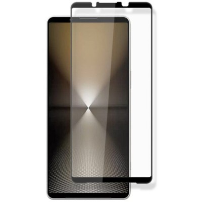 Sony Xperia 1 VI kaitsev ekraaniklaas „Mocolo“ 9H Tempered Glass (must, täielik katvus) 0,26 mm | Priedai.lt
