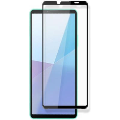 Sony Xperia 10 VI kaitsev ekraaniklaas „Mocolo“ 9H Tempered Glass (must, täielik katvus) 0,26 mm | Priedai.lt