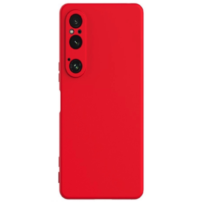 Sony Xperia 1 VI Shell kõva silikoon (TPU) tagakaane punane - ümbris | Priedai.lt