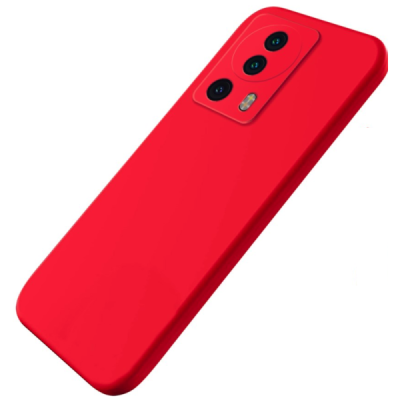 Xiaomi 13 Lite Shell kõva silikoon (TPU) tagakaane punane - ümbris | Priedai.lt