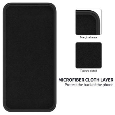 Xiaomi Redmi Note 13 Pro 5G / Poco X6 5G Shell kõva silikoon (TPU) tagakaane must - ümbris | Priedai.lt
