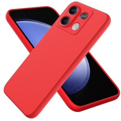 Xiaomi Redmi Note 13 5G Shell kõva silikoon (TPU) tagakaane punane - ümbris | Priedai.lt