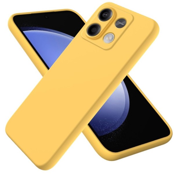 „Shell“ kõva silikoon (TPU) ümbris – kollane (Redmi Note 13 5G)