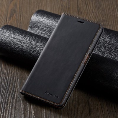 Huawei P30 Pro „ForwenW“ Silky tahke nahk kaaned - must | Priedai.lt