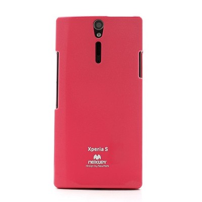 Mercury TPU kieto silikono rožinis Sony Xperia S dėklas - nugarėlė / Priedai.lt