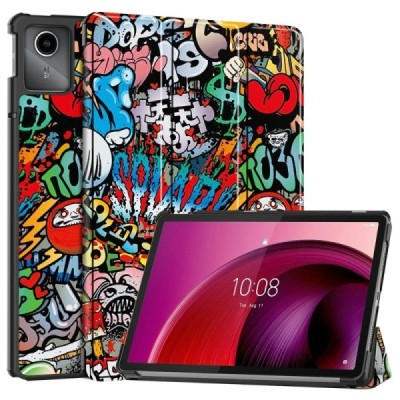 Lenovo Tab M11 (TB330FU) Street Art värviline ümbris - brošüür | Priedai.lt