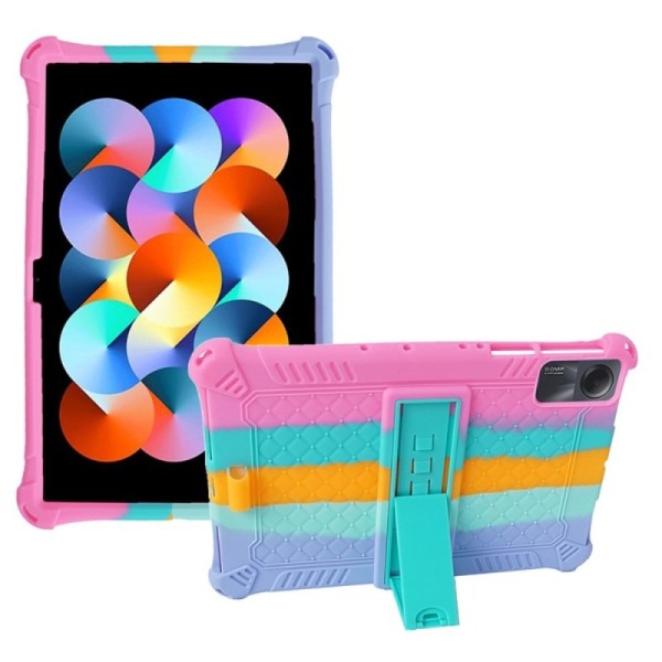 „Popit“ Bubble Kickstand pehme silikoon (TPU) ümbris - roosa (Redmi Pad SE 11")