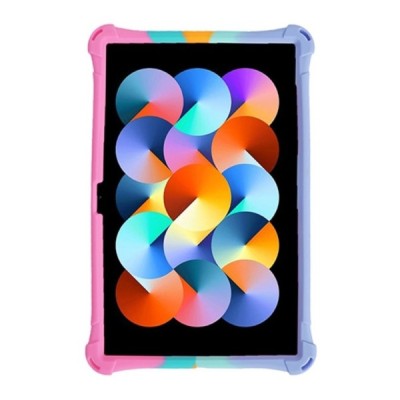 Xiaomi Redmi Pad SE 11" „Popit“ Bubble Kickstand pehme silikoon TPU roosa ümbris - taga | Priedai.lt