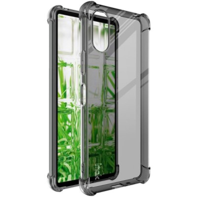Sony Xperia 10 VI "Imak" tugevdatud kaitse kõvast silikoonist (TPU) ümbris – hall | Priedai.lt