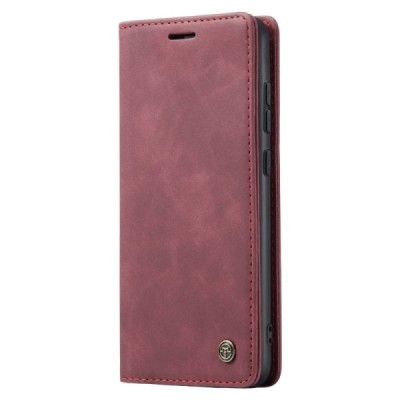Samsung Galaxy S24 (SM-S921) CaseMe Retro tahke nahk kaaned - burgundia | Priedai.lt
