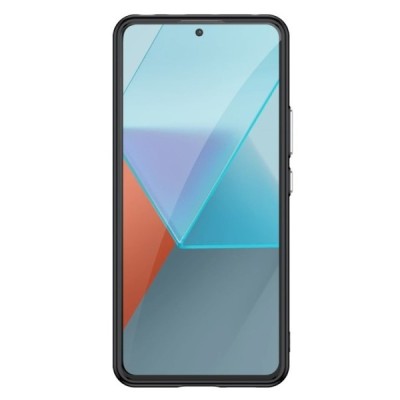 Xiaomi Redmi Note 13 Pro 5G (Poco X6 5G) Fashion läbipaistev musta äärisega kõva silikoonist (TPU) ümbris | Priedai.lt