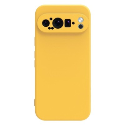 Google Pixel 9 Pro Shell kõva silikoon (TPU) tagakaane kollane - ümbris | Priedai.lt