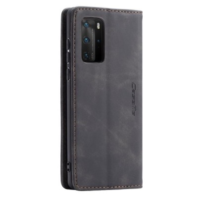 Huawei P40 Pro CaseMe Retro tahke nahk kaaned - must | Priedai.lt