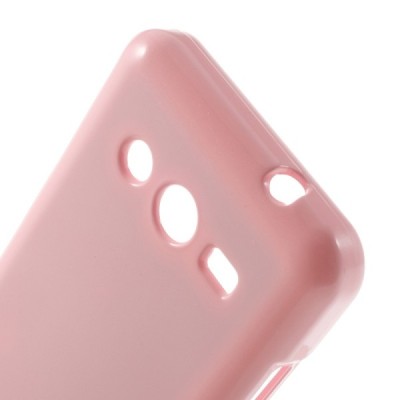 Mercury TPU kieto silikono rožinis Samsung Galaxy Core 2 G355 dėklas - nugarėlė / Priedai.lt