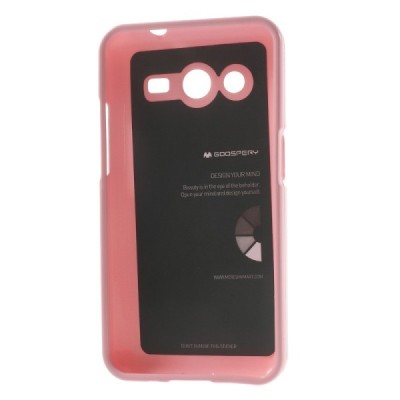 Mercury TPU kieto silikono rožinis Samsung Galaxy Core 2 G355 dėklas - nugarėlė / Priedai.lt