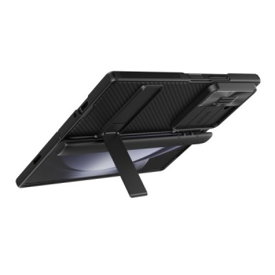 Samsung Galaxy Fold6 5G (SM-F956B) „Nillkin“ CamShield Kickstand must korpus, taga kaamera kaitsega | Priedai.lt