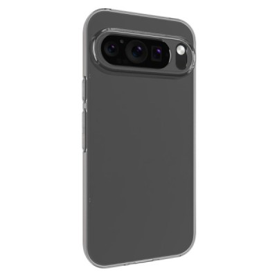 Google Pixel 9 (9 Pro) kõva silikoon (TPU) tagakaane läbipaistev - ümbris | Priedai.lt