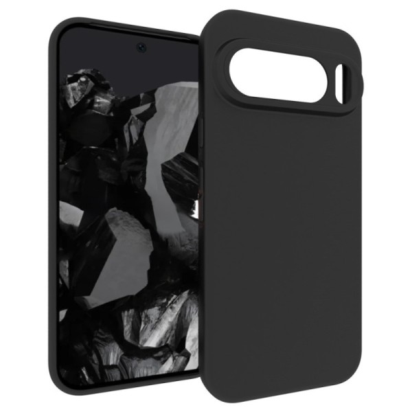 Kõva silikoon (TPU) ümbris – must (Pixel 9 Pro XL)