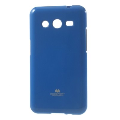 Mercury TPU kieto silikono mėlynas Samsung Galaxy Core 2 G355 dėklas - nugarėlė / Priedai.lt