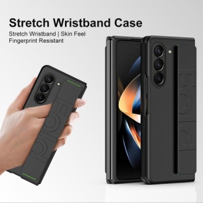 Samsung Galaxy Fold6 5G (SM-F956B) Foldable juodas plastikinis dėklas - nugarėlė | Priedai.lt