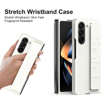 Samsung Galaxy Fold6 5G (SM-F956B) Foldable beež värv plastikust korpus - taga | Priedai.lt