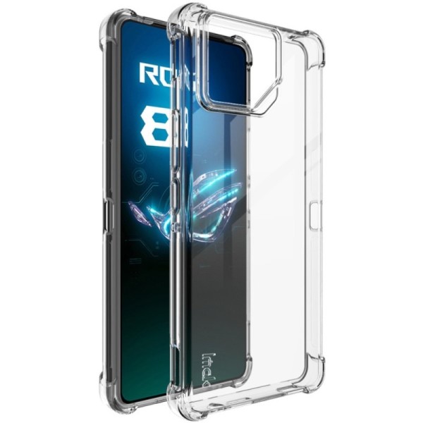 "Imak" tugevdatud kaitse kõvast silikoonist (TPU) ümbris – läbipaistev (Rog Phone 8 / 8 Pro)