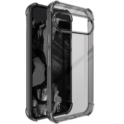 Google Pixel 9 (9 Pro) "Imak" tugevdatud kaitse kõvast silikoonist (TPU) ümbris - hall | Priedai.lt